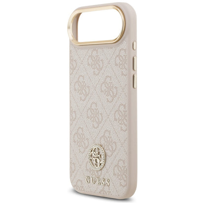 Θήκη MagSafe για Apple iPhone 17 Air, Guess, 4G Strass Logo, Ροζ