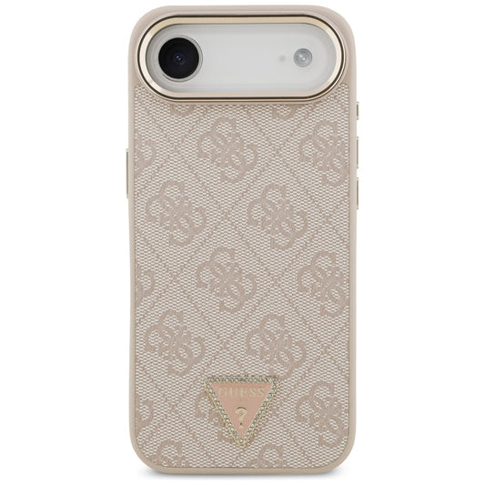 Θήκη MagSafe για Apple iPhone 17 Air, Guess, 4G Triangle Logo, Ροζ Χρυσό