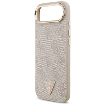 Θήκη MagSafe για Apple iPhone 17 Air, Guess, 4G Triangle Logo, Ροζ Χρυσό