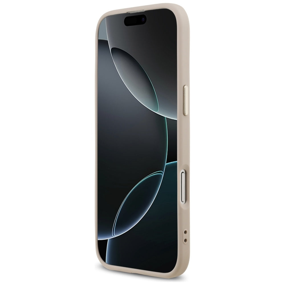 Θήκη MagSafe για Apple iPhone 17 Air, Guess, 4G Triangle Logo, Ροζ Χρυσό