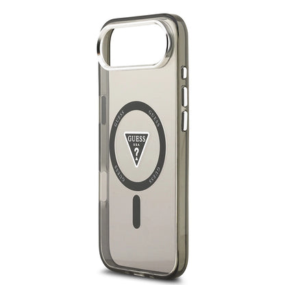 Θήκη MagSafe για Apple iPhone 17 Air, Guess, IML Gradient Triangle Logo, Μαύρη