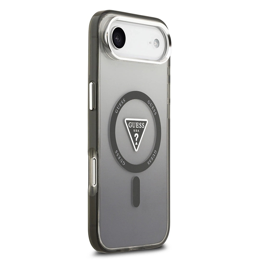 Θήκη MagSafe για Apple iPhone 17 Air, Guess, IML Gradient Triangle Logo, Μαύρη