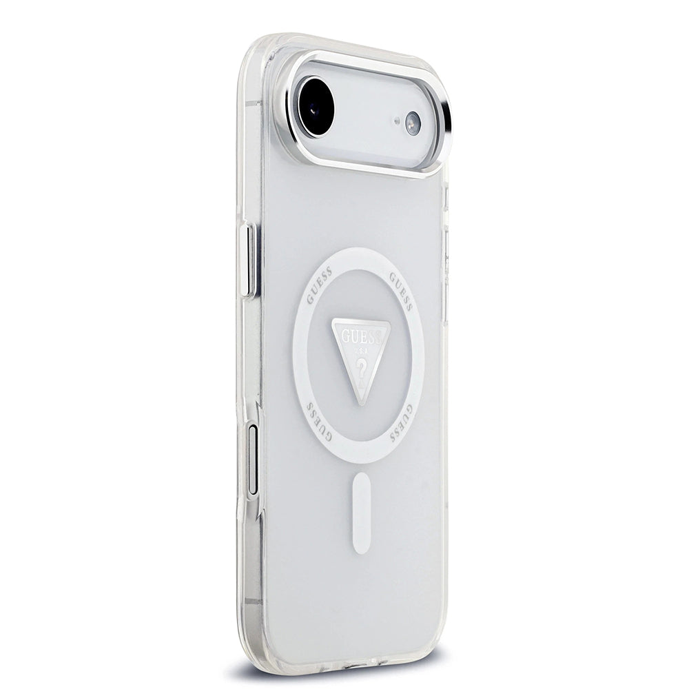 Θήκη MagSafe για Apple iPhone 17 Air, Guess, IML Gradient Triangle Logo, Διαφανής
