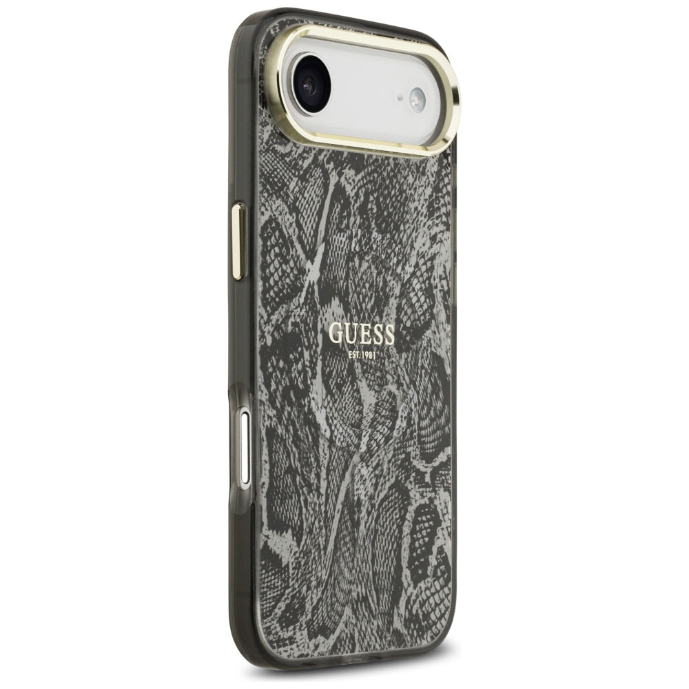 Θήκη MagSafe για Apple iPhone 17 Air, Guess, Python Pattern, Μαύρη