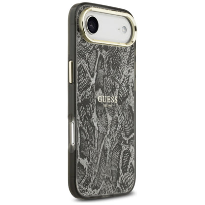 Θήκη MagSafe για Apple iPhone 17 Air, Guess, Python Pattern, Μαύρη