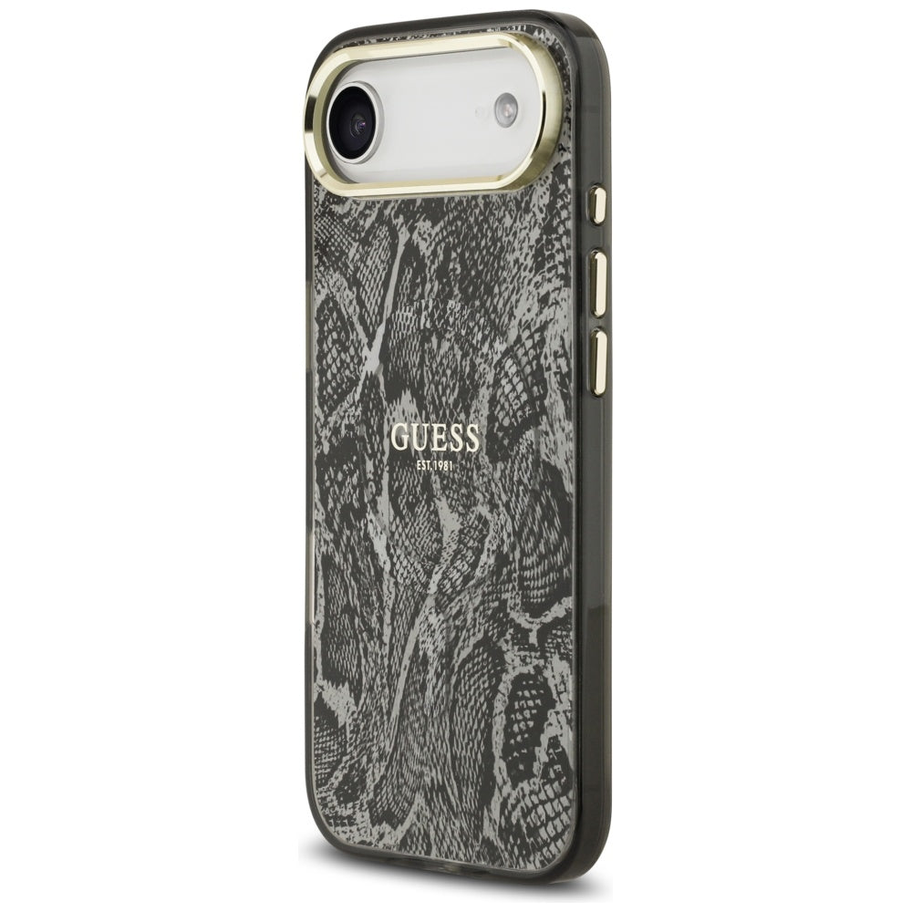 Θήκη MagSafe για Apple iPhone 17 Air, Guess, Python Pattern, Μαύρη