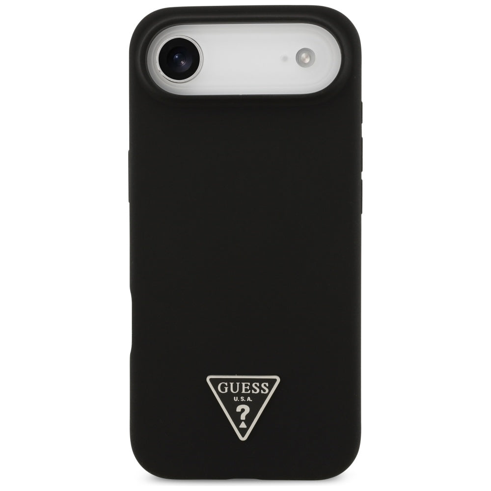 Θήκη MagSafe για Apple iPhone 17 Air, Guess, Triangle Logo, Μαύρη