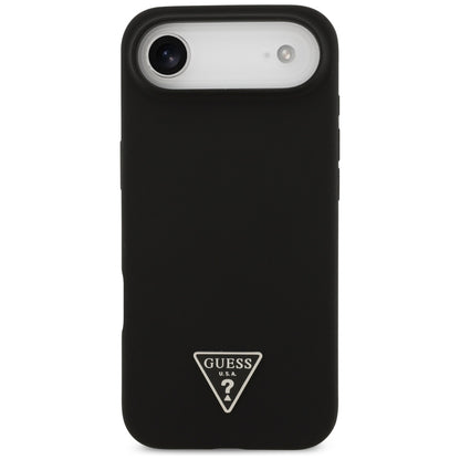 Θήκη MagSafe για Apple iPhone 17 Air, Guess, Triangle Logo, Μαύρη