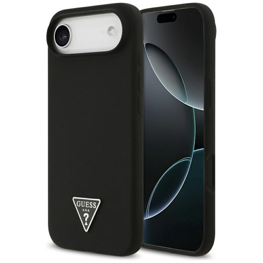 Θήκη MagSafe για Apple iPhone 17 Air, Guess, Triangle Logo, Μαύρη