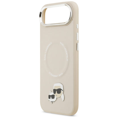 Θήκη MagSafe για Apple iPhone 17 Air, Karl Lagerfeld, Karl & Choupette Pins, Μπεζ