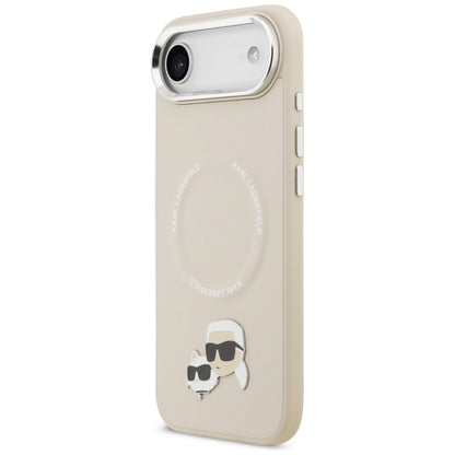 Θήκη MagSafe για Apple iPhone 17 Air, Karl Lagerfeld, Karl & Choupette Pins, Μπεζ