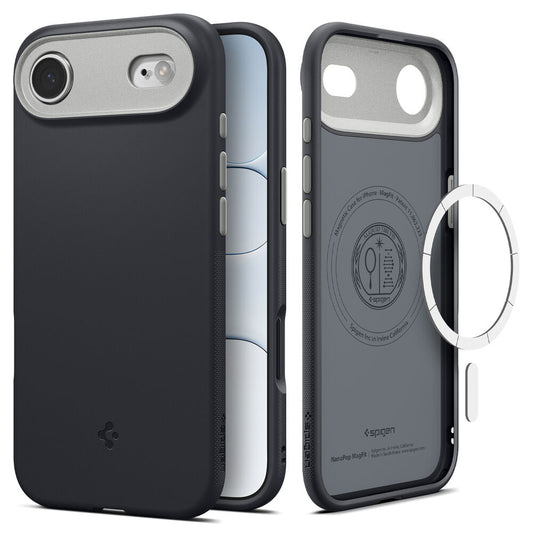 MagSafe Case for Apple iPhone 17 Air, Spigen, Caseology Nano Pop, Black ACS10301