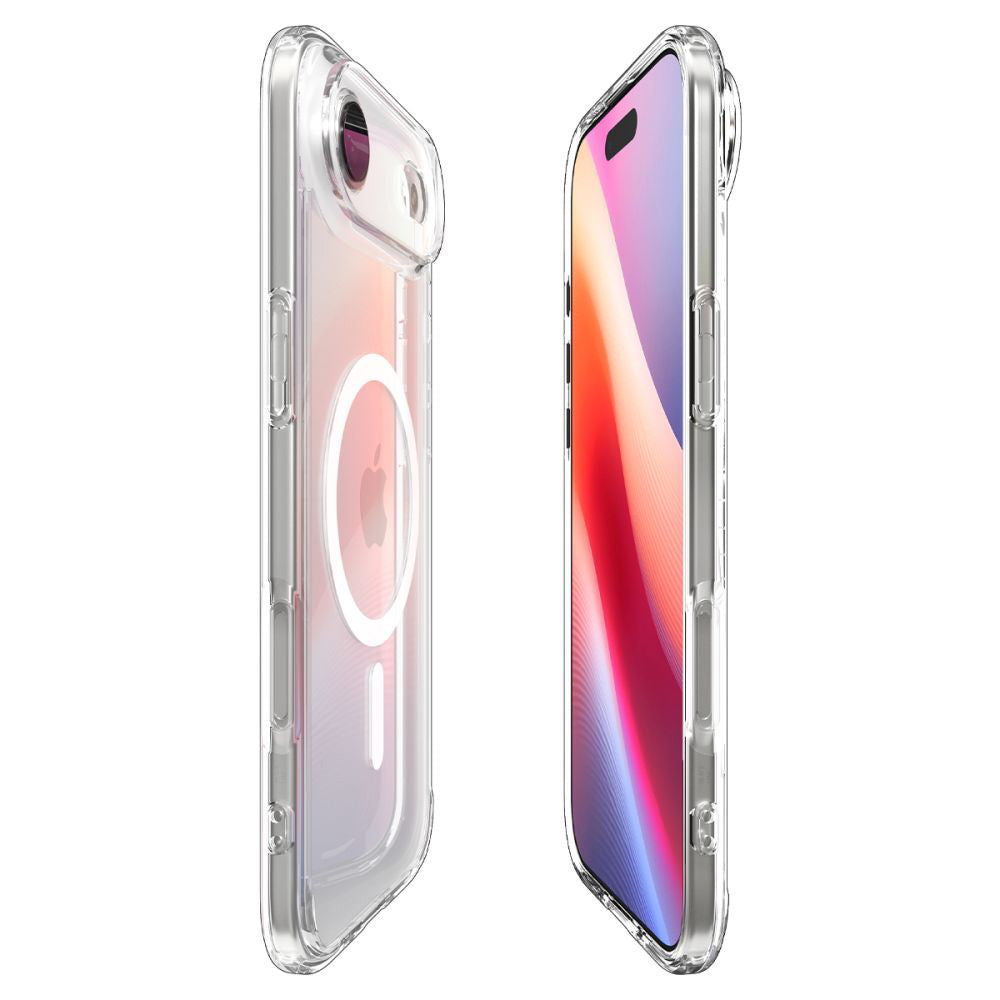 MagSafe Case for Apple iPhone 17 Air, Spigen, Ultra Hybrid, Transparent White ACS10313