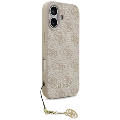 MagSafe Case for Apple iPhone 17, Guess, 4G Charm Cradle, Pink