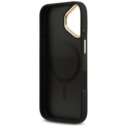 MagSafe Case for Apple iPhone 17, Guess, 4G Classic, Black