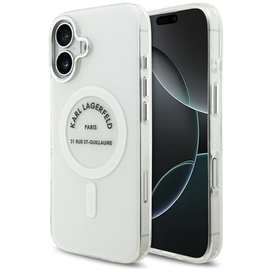 Θήκη MagSafe για Apple iPhone 17, Karl Lagerfeld, IML Logo RSG, Διαφανής