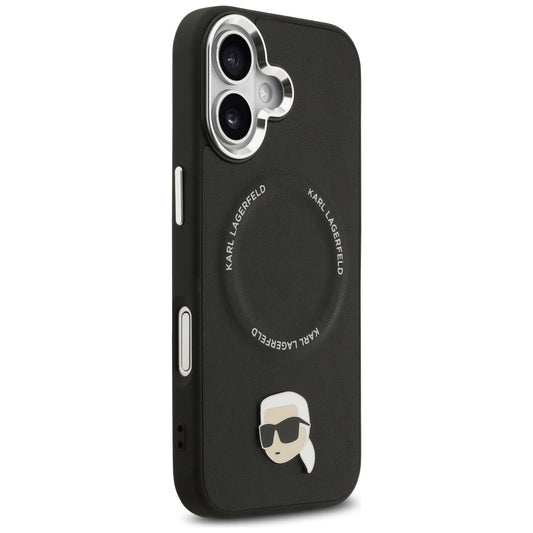 Θήκη MagSafe για Apple iPhone 17, Karl Lagerfeld, Karl Pin, Μαύρη