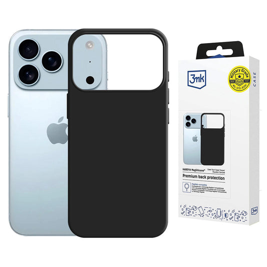 Θήκη MagSafe για Apple iPhone 17 Pro, 3MK, Hardy, Μαύρη