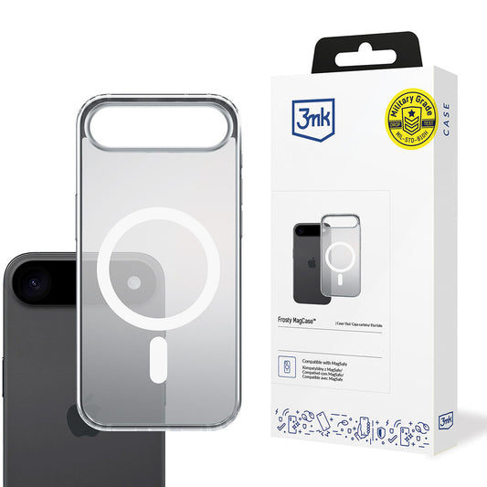 Θήκη MagSafe για Apple iPhone 17 Pro, 3MK, MagCase, Λευκή