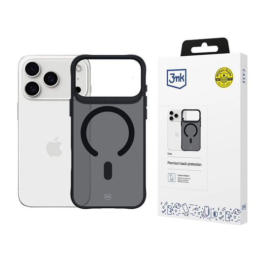 Θήκη MagSafe για Apple iPhone 17 Pro, 3MK, Smoke MagCase, Μαύρη