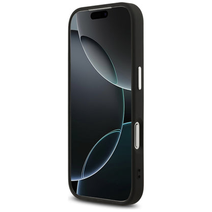 Θήκη MagSafe για Apple iPhone 17 Pro, Guess, 4G Classic Logo, Μαύρη