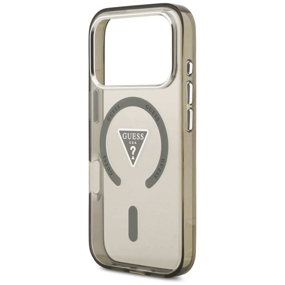 Θήκη MagSafe για Apple iPhone 17 Pro, Guess, IML Gradient Triangle Logo, Χακί