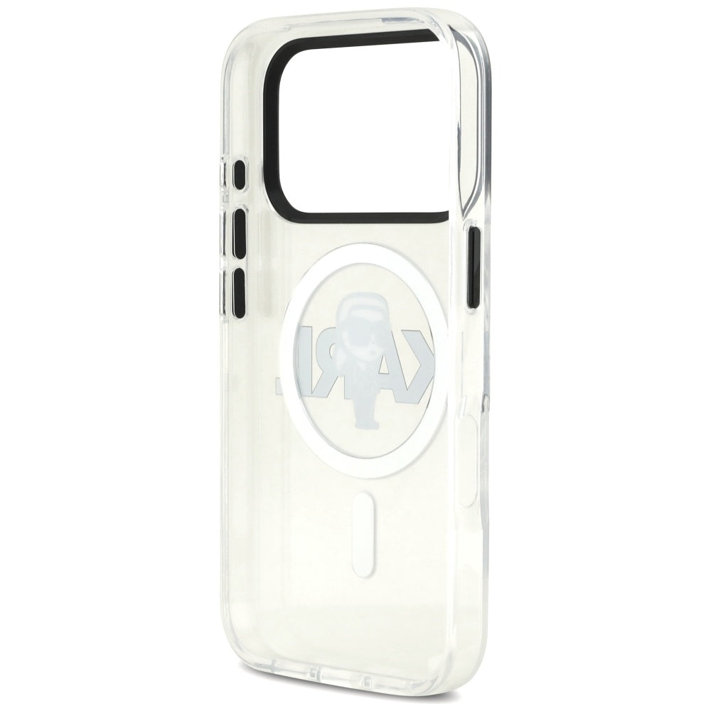 Θήκη MagSafe για Apple iPhone 17 Pro, Karl Lagerfeld, IML Sketch Logo Karl, Διαφανής