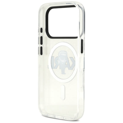 Θήκη MagSafe για Apple iPhone 17 Pro, Karl Lagerfeld, IML Sketch Logo Karl, Διαφανής