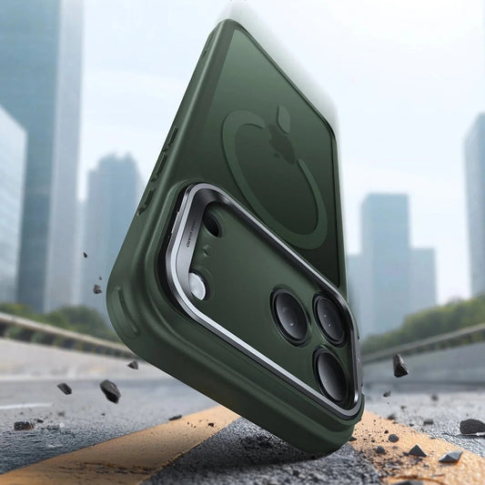Θήκη MagSafe για Apple iPhone 17 Pro Max, ESR, Classic Hybrid Kickstand, Σατινέ Πράσινο