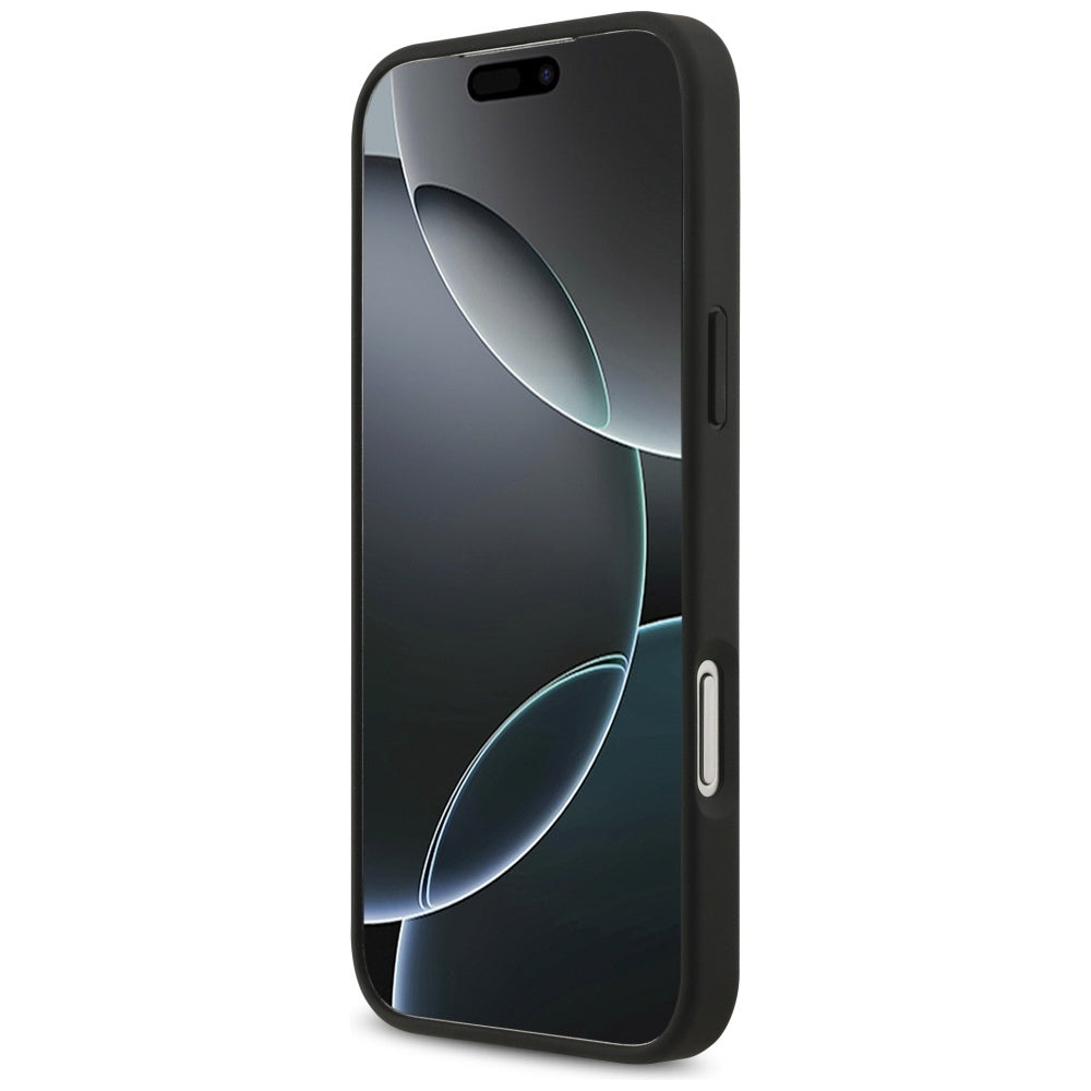 Θήκη MagSafe για Apple iPhone 17 Pro Max, Guess, 4G Circle Classic Logo, Μαύρη