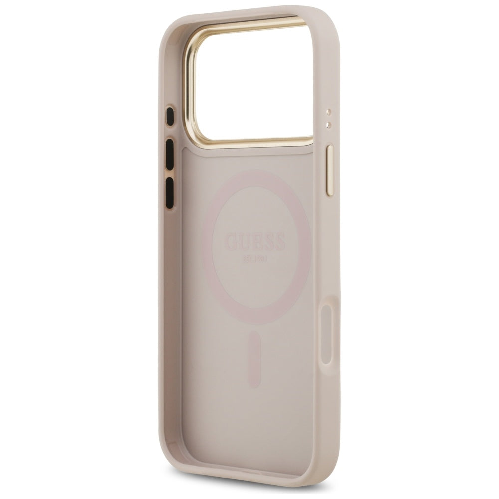 MagSafe Case for Apple iPhone 17 Pro Max, Guess, 4G Classic, Pink