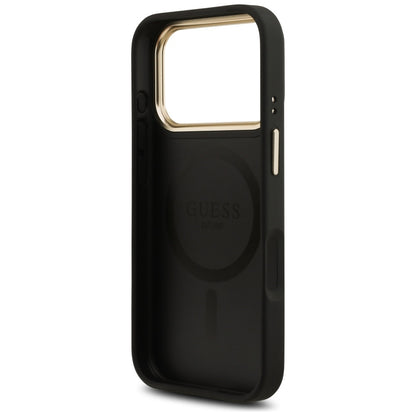 MagSafe Case for Apple iPhone 17 Pro Max, Guess, 4G Stripe, Black