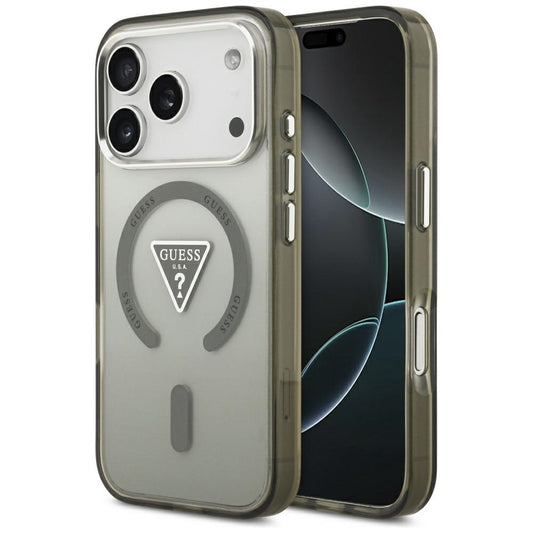 Θήκη MagSafe για Apple iPhone 17 Pro Max, Guess, IML Gradient Triangle Logo, Χακί