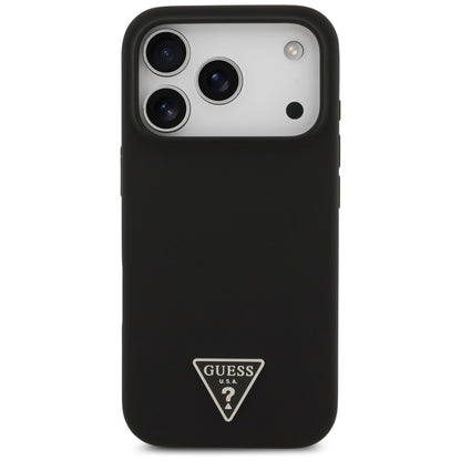 Θήκη MagSafe για Apple iPhone 17 Pro Max, Guess, Triangle Logo, Μαύρη