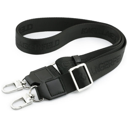 Θήκη MagSafe για Apple iPhone 17 Pro Max, Karl Lagerfeld, Big Strap Karl Metal Logo, Μαύρη