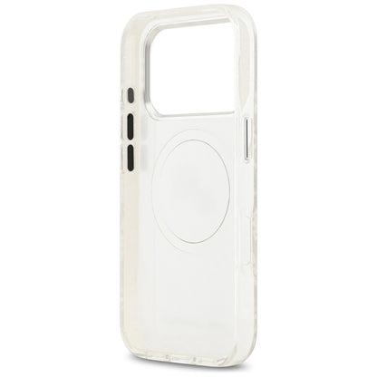 MagSafe Case for Apple iPhone 17 Pro Max, Karl Lagerfeld, Glitter Karl & Choupette Head, White