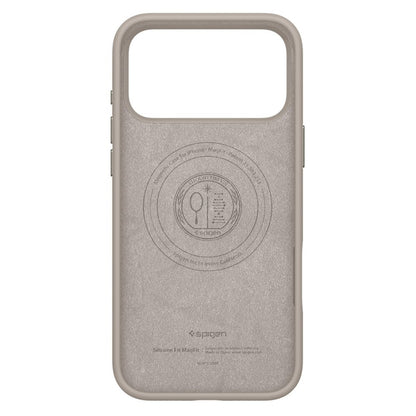 MagSafe Case for Apple iPhone 17 Pro Max, Spigen, Silicone Fit, Cream ACS10272