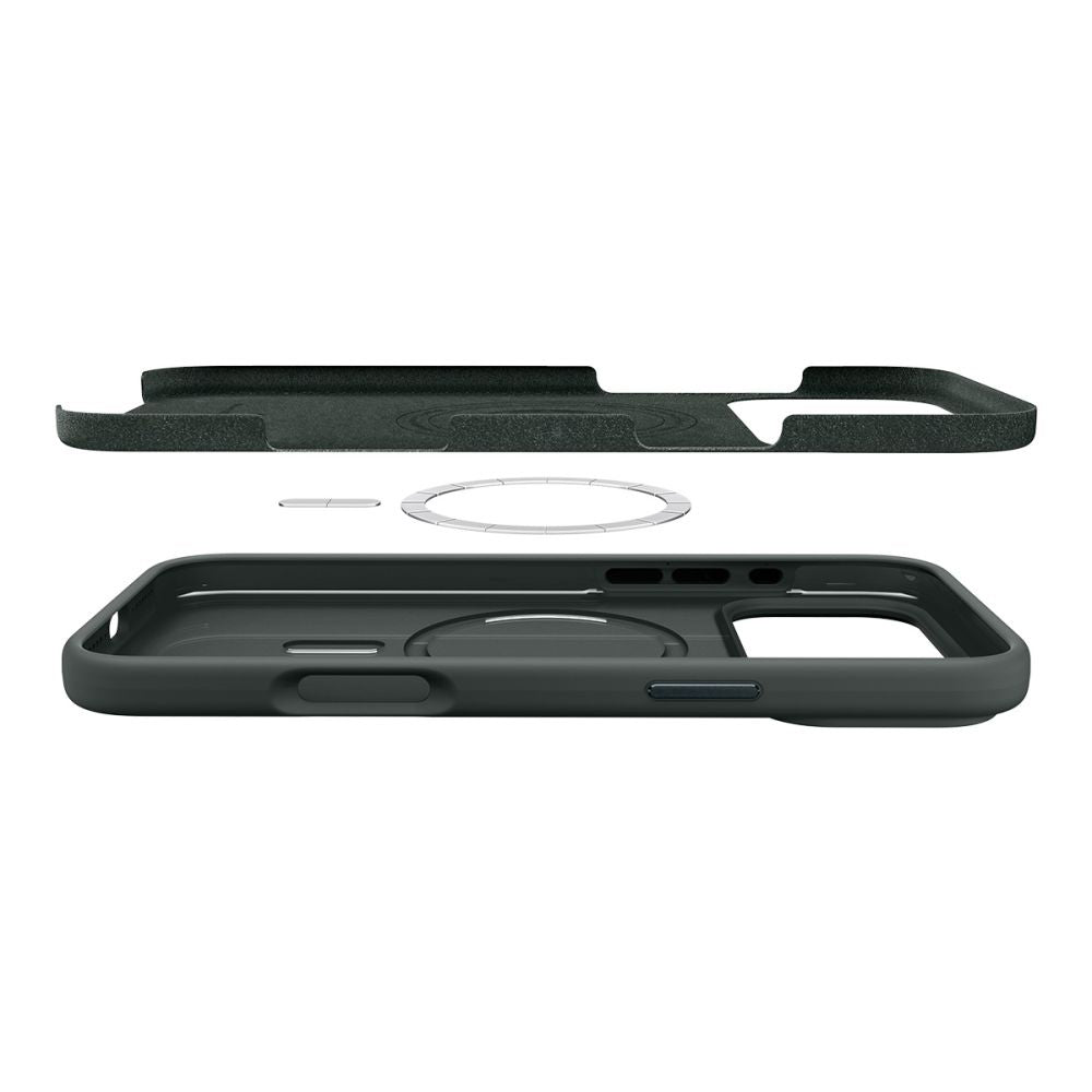 Θήκη MagSafe για Apple iPhone 17 Pro Max, Spigen, Silicone Fit, Πράσινο ACS10271