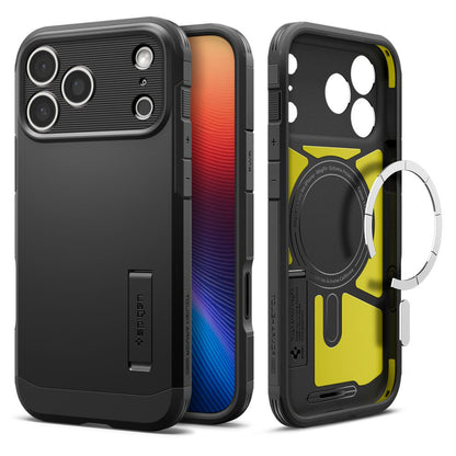MagSafe Case for Apple iPhone 17 Pro Max, Spigen, Tough Armor T, Black ACS10297