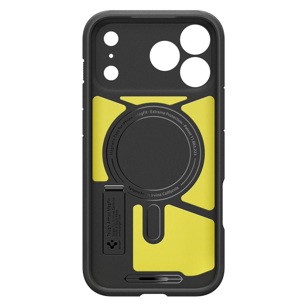 MagSafe Case for Apple iPhone 17 Pro Max, Spigen, Tough Armor T, Black ACS10297