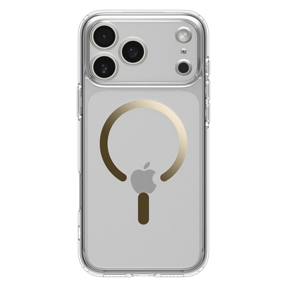 MagSafe Case for Apple iPhone 17 Pro Max, Spigen, Ultra Hybrid, Transparent Gold ACS10284