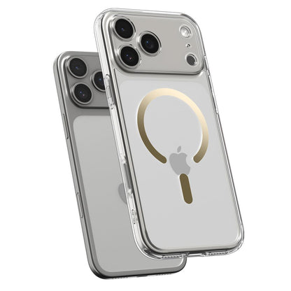 MagSafe Case for Apple iPhone 17 Pro Max, Spigen, Ultra Hybrid, Transparent Gold ACS10284
