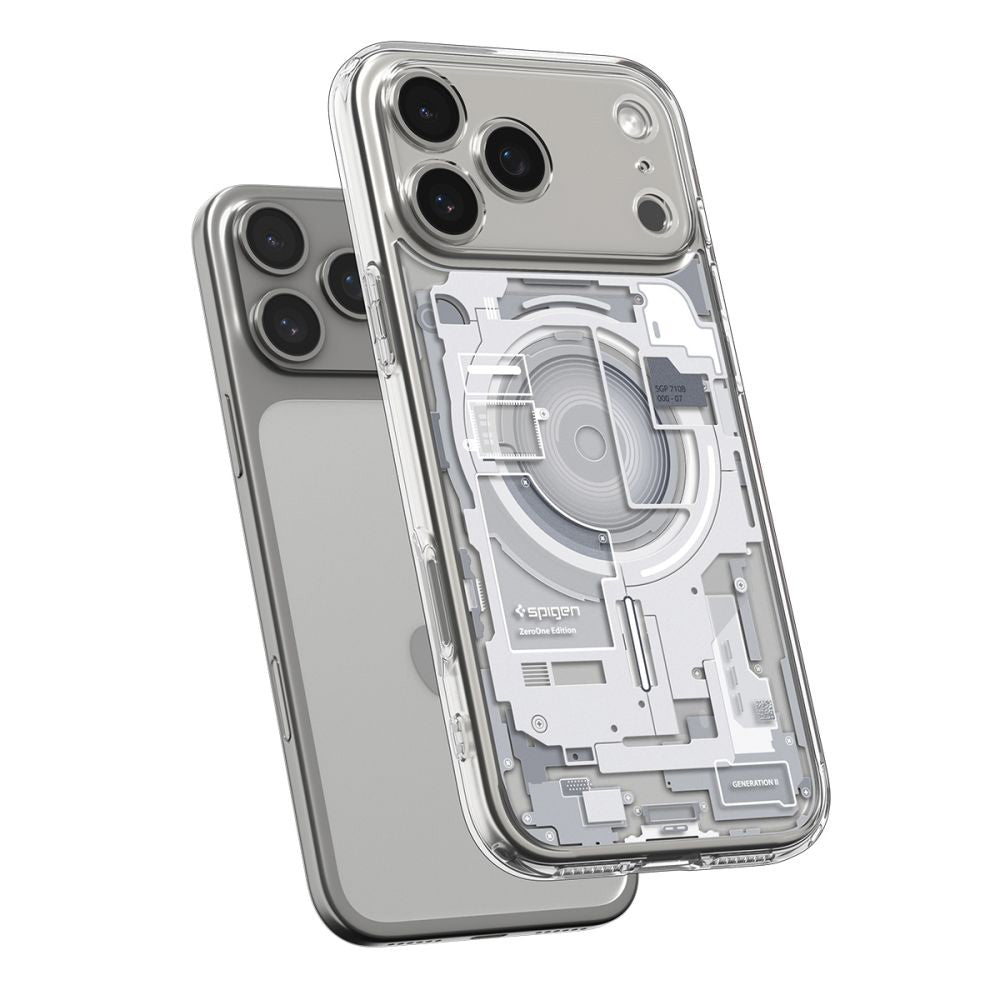 Θήκη MagSafe για Apple iPhone 17 Pro Max, Spigen, Ultra Hybrid Zero One, Λευκή ACS10287