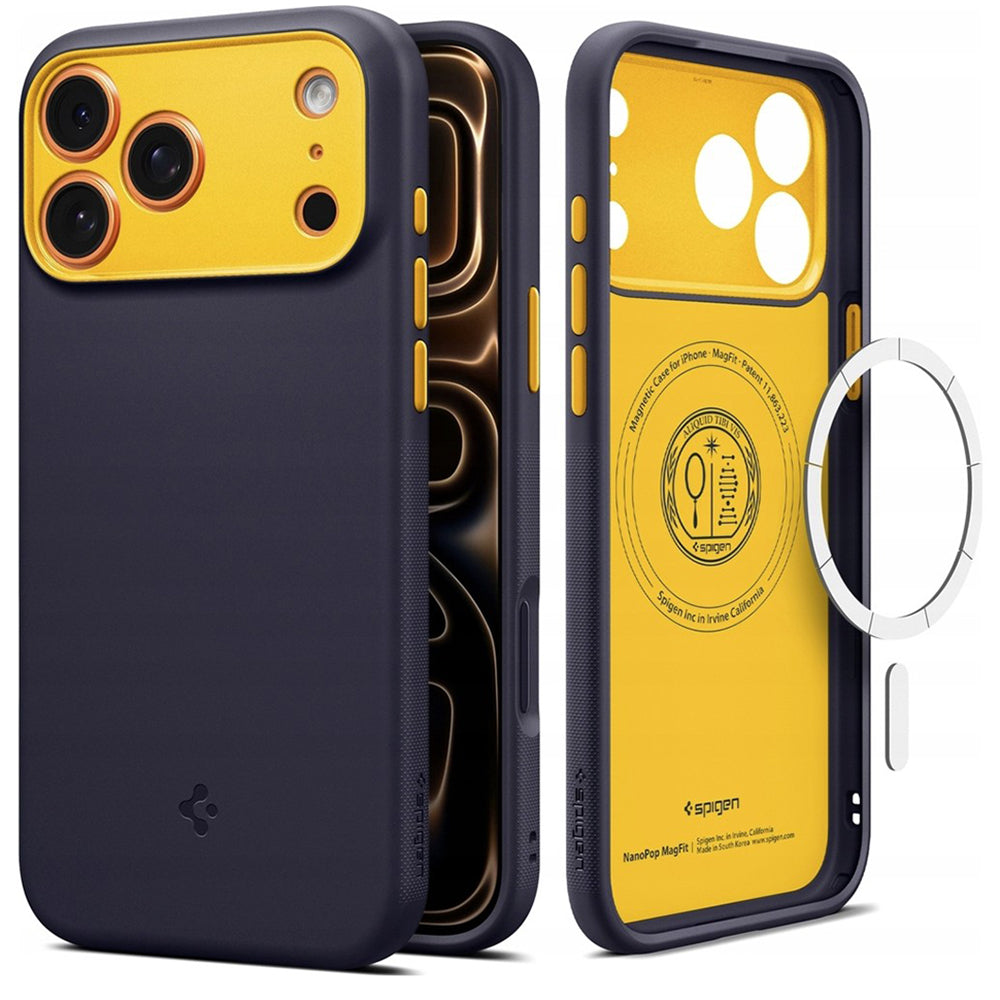 MagSafe Case for Apple iPhone 17 Pro, Spigen, Caseology Nano Pop, Mov ACS10326