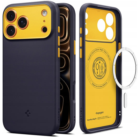 Θήκη MagSafe για Apple iPhone 17 Pro, Spigen, Caseology Nano Pop, Mov ACS10326