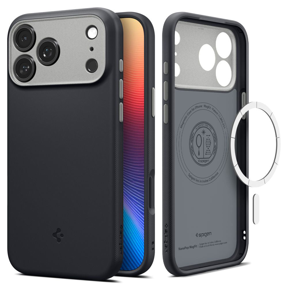 Θήκη MagSafe για Apple iPhone 17 Pro, Spigen, Caseology Nano Pop, Μαύρη ACS10328