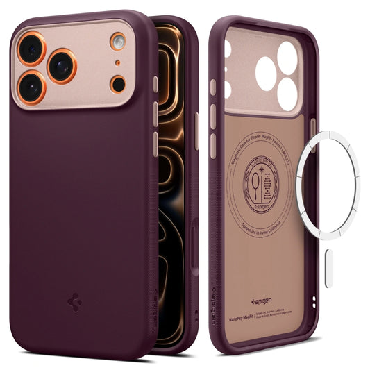 Θήκη MagSafe για Apple iPhone 17 Pro, Spigen, Caseology Nano Pop, Βυσσινί ACS10327