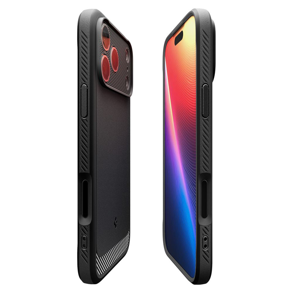MagSafe Case for Apple iPhone 17 Pro, Spigen, Rugged Armor, Matte Black ACS10329