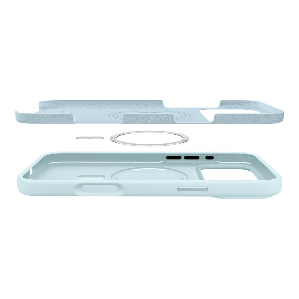 Θήκη MagSafe για Apple iPhone 17 Pro, Spigen, Silicone Fit, Μπλε ACS10338