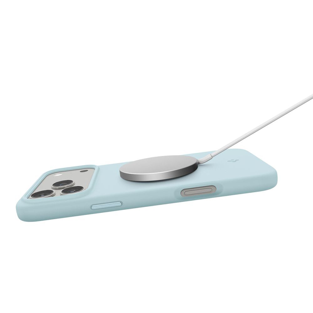 Θήκη MagSafe για Apple iPhone 17 Pro, Spigen, Silicone Fit, Μπλε ACS10338